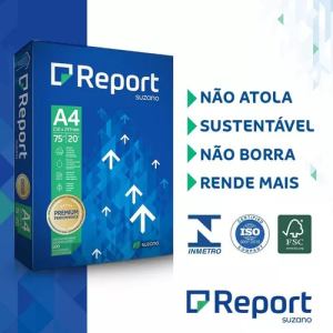 Papel Sulfite A4 Report 500 Folhas 75g/m²