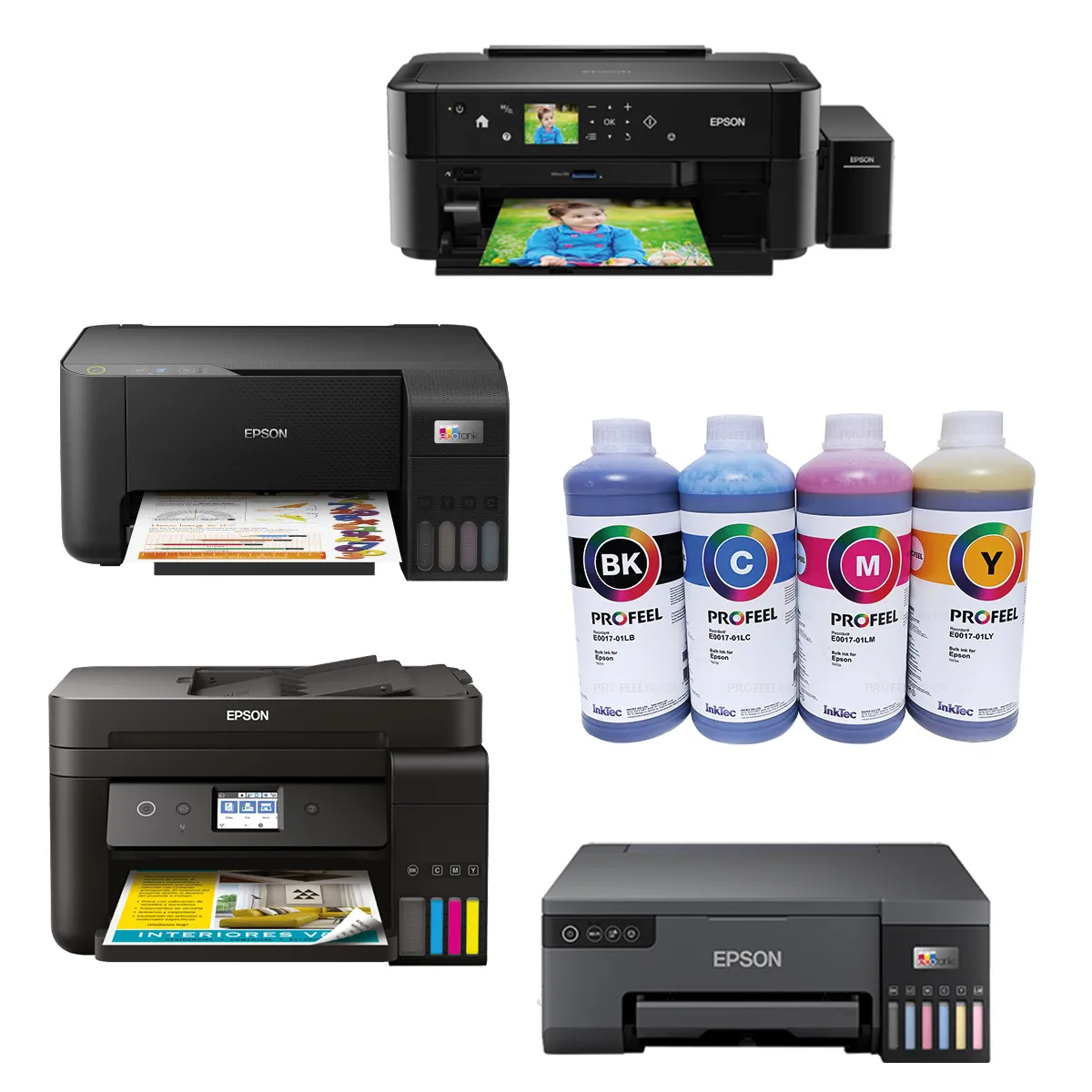 Tinta Impressora Epson Profeel InkTec Corante E0017-1Litro - Imagem 2